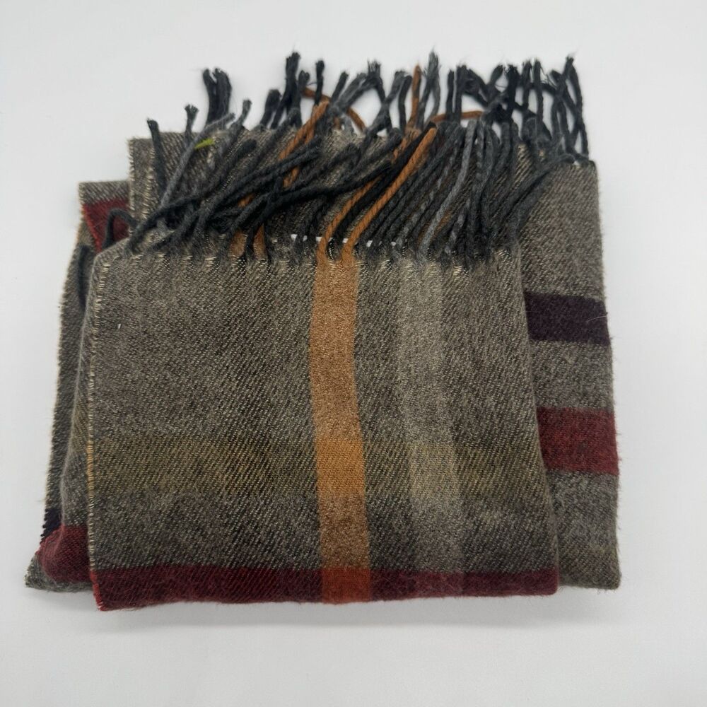 L Accessorio Italiano Plaid Scarf Made in Italy